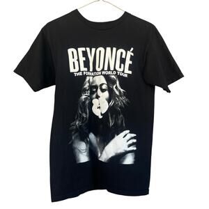 Beyoncé Shirt Mens Small Black The Formation World Tour Concert Dates Tee